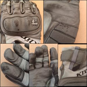 GUANTES PARA MOTORISTA: KLIM ADVENTURE GTX SHORT como envejecen